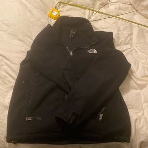 Black the north face men’s zipper jacket